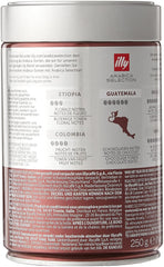 grains de café illy, sélection de grains de café Arabica, Guatemala, paquet de 6 (6 x 250g)