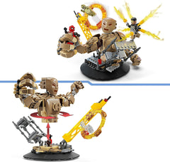 LEGO Marvel Spider-Man contre. Sandman : Showdown Superhero Toy avec figurines, dont lézard et jeu de rôle électrique, cadeau pour les amateurs d'action, garçons et filles 76280 Jeux de construction Besuche den LEGO-Store
