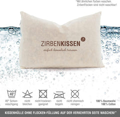 Famille de pins suisses Coussin en pin suisse Simply Heavenly Dreaming 30X20 cm, bois, naturel, 1 pièce (1 paquet) Oreillers standard Naty Shop