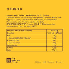 Biscuits complets LEIBNIZ, 200 g, Biscuits croustillants à la farine complète 100% (1 x 200g)