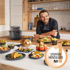 Philips Airfryer 3000 Series 6,2 L, Fenêtre de cuisson, 16 fonctions de cuisson en 1, Technologie Rapidair plus, Élimination des graisses, Application de recettes Homeid Appliances Naty Shop