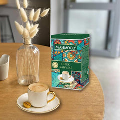 Café traditionnel Dibek, mélange de pistaches sauvages et de caroubes, moulu, crémeux et aromatique, boîte en métal, 400g