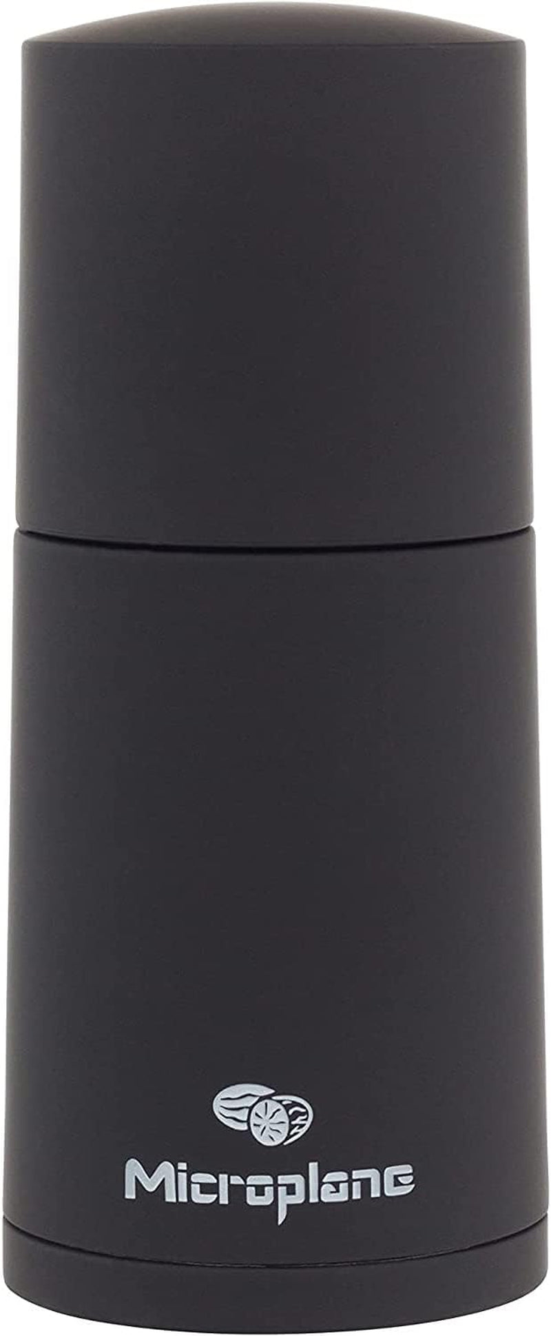 Moulin à épices Microplane noir pour noix de muscade, cannelle, fèves tonka, poivre long et autres épices sèches Grilles et broyeurs Naty Shop Black Single