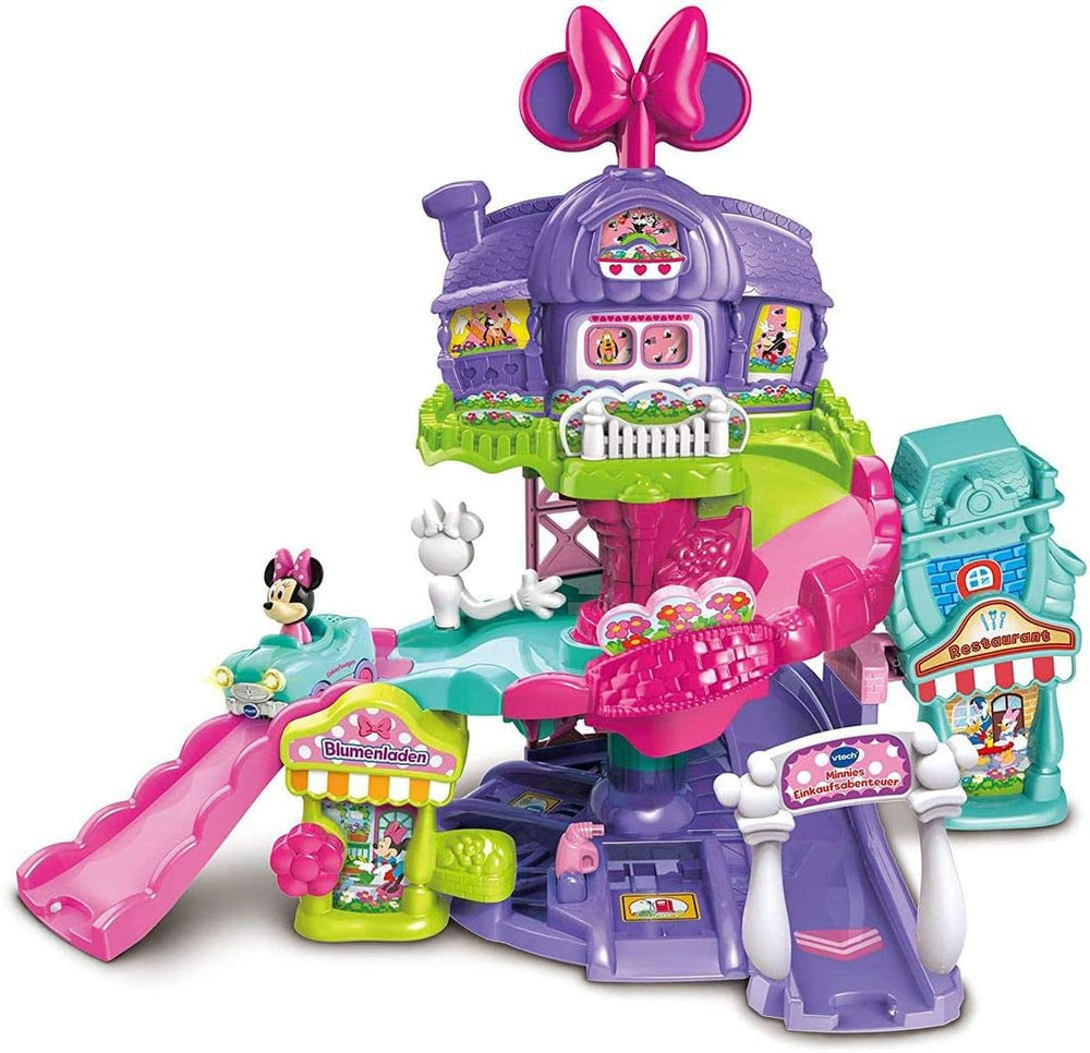 VTech Baby Tut Tut Baby Flitzer - Minnie's Shopping Adventure - Jouet interactif avec la voix originale de Minnie Mouse et Tut Tut Baby Flitzer - Minnie's Shopping Cart - Pour 1-5 ans Bebe Naty Shop Toys Default Title