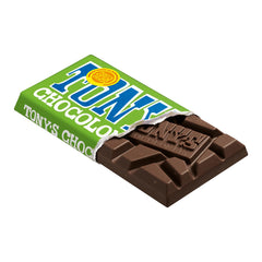 Tony's Chocolonely - Chocolat noir aux amandes et sel marin 90g