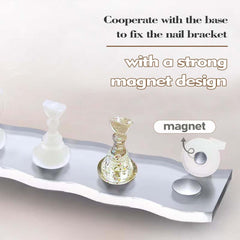 Kit de conception d'ongles - Main d'entraînement haut de gamme pour ongles en gel, accessoires pour ongles et ensemble d'ongles artificiels - Ensemble d'ongles en gel polyvalent et accessoires de nail art