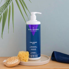 Traitement Capillaire Hyaluronique Valquer - Masque Capillaire Hydratant au Parfum Lavande - Sans Sulfate ni Silicone - 975 ml Naty Shop Hair Mask