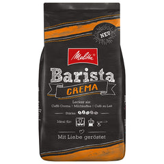 Melitta Barista Cream, grains de café entiers 4x 1000g (4000g) - café équilibré et harmonieux