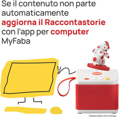 Figurine sonore - Petites histoires de Pimpa - Histoires et contes sonores pour garçons et filles 1-3 ans - Audible avec histoires et +, jeu éducatif version italienne Bebe Toys Naty Shop