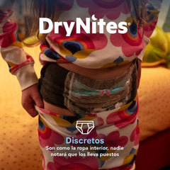 Pantalon de pyjama DryNites pour filles de 3 à 5 ans, 1 paquet (1 x 16 pièces)