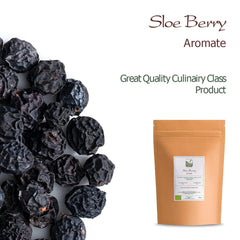 Baies séchées de Blackthorn Qualité Bio - Baies de Blackthorn - Baies de Blackthorn Baies de Blackthorn Blackthorn Bio Produits déshydratés Naty Shop