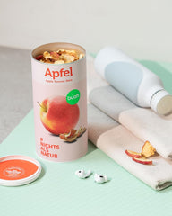 BUAH® Pommes lyophilisées biologiques | Pommes biologiques lyophilisées sans sucre ajouté | 100% fruits lyophilisés (végétalien, sans gluten, sans lactose) | Snack Idéal (110g) Produits déshydratés Naty Shop