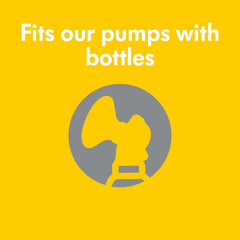 Biberons Medela pour conserver le lait maternel | Sans BPA | Pack de 2 × 250 ml Aliments pour bébé et accessoires d'allaitement Naty Shop