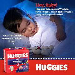 Huggies Night Pants Taille 4 (9-14 kg), Boîte à Couches Mensuelle, 104 Pièces Mère et Bébé Naty Shop
