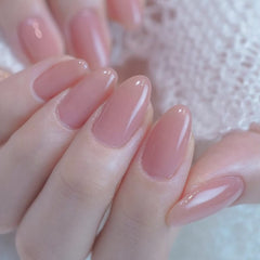 Vernis Gel Rose Transparent - 16 ml Ton de Peau LED Lampe à Ongles Translucide Gel Vernis à Ongles Nail Art Modèle M087