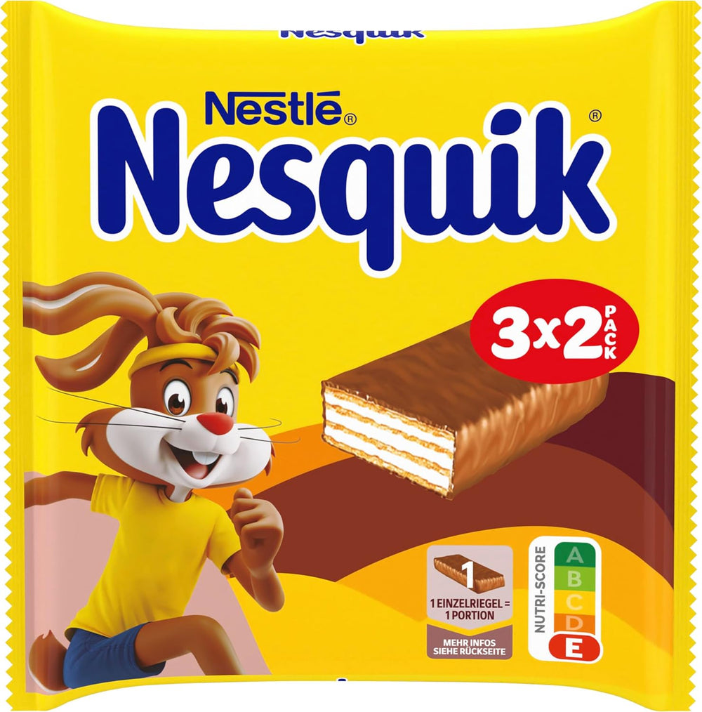 Nestlé Crunchy Waffle Délicieuse barre de gaufres au chocolat au lait Multi Pack 1 paquet (3x26g chacun)