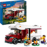 LEGO City Abenteuer-Wohnmobil - Wohnwagen Spielzeug für Jungen und Mädchen ab 6 Jahren - Inkl. 3 Minifiguren und Camping Zubehör - Geschenkidee zum Geburtstag und für die Feiertage 60454