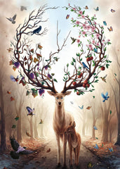 Ravensburger Puzzle 12000459 - Cerbul Magic - Puzzle de 1000 de piese pentru adulți și copii de la 14 ani, puzzle cu motiv de cerb Puzzle Naty Shop Fantezie