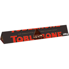 Toblerone Dark 20 X 100 grammes, Chocolat noir suisse au miel et nougat aux amandes Naty Shop Chocolate Candies