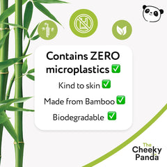 Șervețele umede din bambus Cheeky Panda pentru bebeluși | 720 de șervețele ecologice | Delicate și moi | Produse esențiale pentru nou-născuți