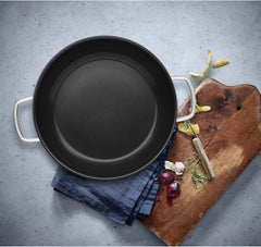 WMF Durado plat de service/rôtissoire 28 cm induction, acier inoxydable revêtement Cromargan, revêtement céramique, va au four Casseroles et poêles Naty Shop