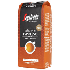 Segafredo Zanetti Selezione Espresso - Grains entiers (paquet de 1 kg) - Convient à toutes les spécialités de café italiennes - Torréfaction moyenne à foncée, saveur forte et intense
