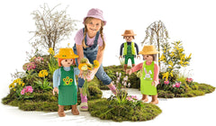 LECHUZA Jardinier 2021 - Tournesol (62,5 cm), Vert/Bleu Clair