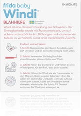 Fridababy Windi Soulagement des gaz pour bébés à partir de 0 mois 10 pièces Cathéters jetables Soulagement des gaz naturels 20437