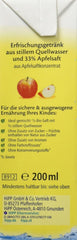 Jus de pomme bio Hipp à l'eau claire, paquet de 15 (15 x 200 ml) Mère et Enfant Naty Shop