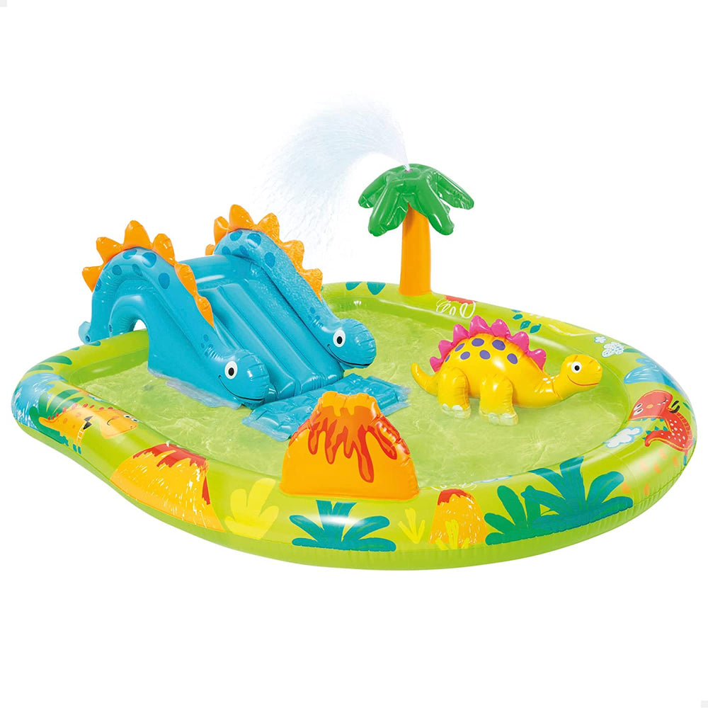 Aire de jeux gonflable Intex 57166NP avec petits dinosaures, multicolore