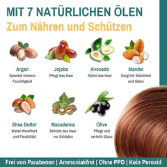 Leganza Baume Naturel Teinture Capillaire Couleur 71 Café Latte | Teinture capillaire sans ammoniaque | Enrichi de 7 huiles naturelles | 150 ml de teinture capillaire Naty Shop