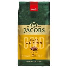 Jacobs Expert Roast Cafe Crema Gold, Café en grains entiers (4 x 1 kg)