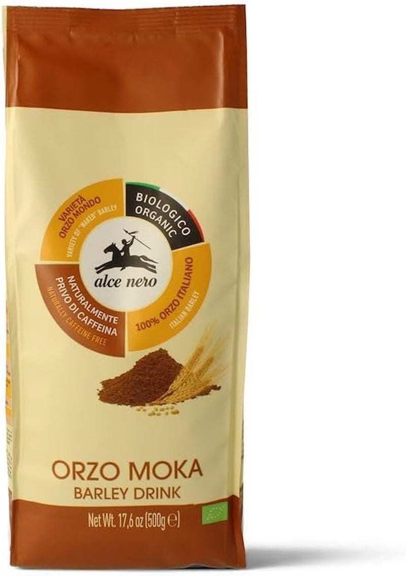 Orge Moka Black Elk, torréfiée et moulue, biologique, 500g