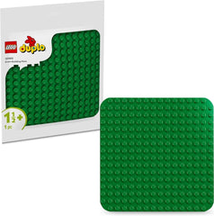 Planche de construction LEGO DUPLO en vert, Jouet de construction pour les tout-petits à partir de 18 mois, Pour exposer des modèles, Permet aux enfants d'âge préscolaire de construire de manière créative et de jouer avec imagination, Jouet éducatif 10460 Jeux de construction Besuche den LEGO-Store Titre par défaut