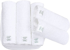 Lingettes réutilisables pour enfants 100% coton éponge (Lot de 25 - 15X15Cm - blanc) non parfumées, lavables, ultra douces et super absorbantes Mère et Enfant Naty Shop