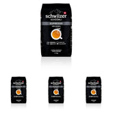 Boabe de cafea Schwiizer Schüümli Espresso 1kg - Intensitate 4/5 - Certificat UTZ (Pachet de 4)