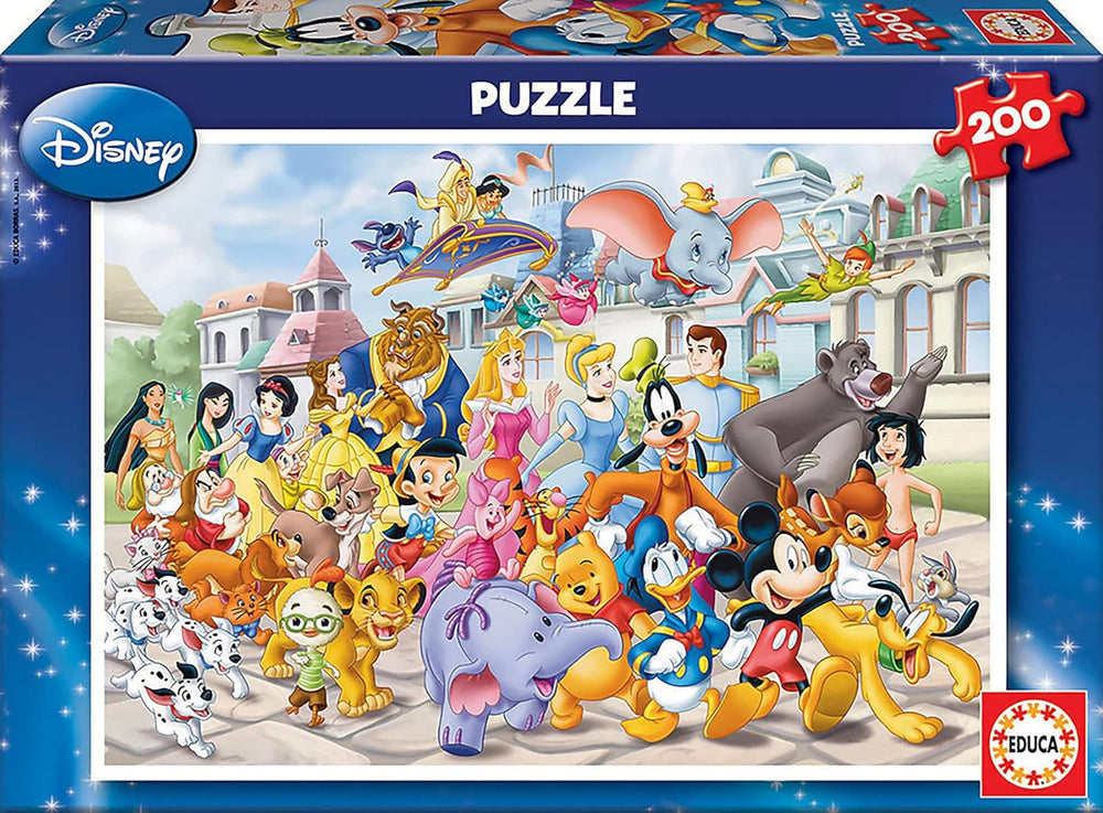 Educa - Casse-tête 200 pièces | Disney Parade, puzzle 200 pièces pour enfants à partir de 6 ans, Disney World (13289) Puzzle Naty Shop Titre par défaut