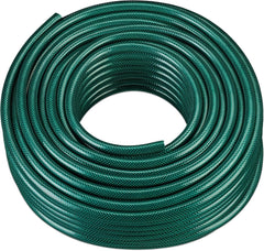 Tuyau d'arrosage Relaxdays 50 m Tuyau d'arrosage universel 1/2" en PP pour arrosage des parterres de fleurs et des pelouses Vert foncé Vert
