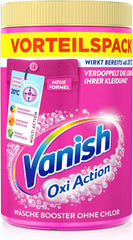 Vanish Oxi Action Powder Pink - 1 X 1,65 Kg - poudre pour enlever les taches et améliorer le linge sans chlore - pour linge coloré Détergents à Lessive Naty Shop