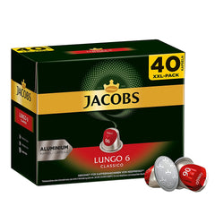 Capsules de café Lungo Classico (nur für kurze Zeit) Megapack XXL & Capsules de café Lungo Decaffeinato - Intensité 6-200 Capsules compatibles Nespresso, 10er Pack, 10 x 20 Getränke