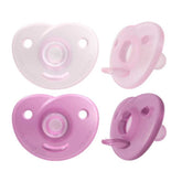 Philips AVENT Soothie - Sucette sans BPA pour bébés âgés de 0 à 6 mois, rose/rose clair (modèle SCF099/22)