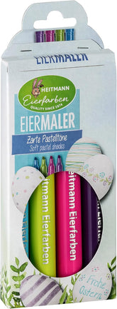 Heitmann Egg Colors - Egg Painter's Pastel - 4 crayons de couleur en rose, vert, bleu et violet