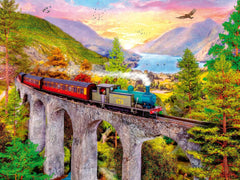 Ravensburger Puzzle 12000795 - Voyage en train d'automne - Puzzle de 1500 pièces pour adultes et enfants à partir de 14 ans, Puzzle Naty Shop Titre par défaut