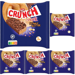 Nestlé Barres au beurre de cacahuète Barre de chocolat aux céréales croustillantes au beurre de cacahuète Paquet de 5 (3 x 31 g chacune)