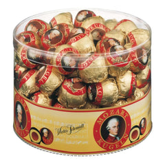 Mozartkugeln – Originaux d'Autriche – Chocolats fins au nougat et à la pâte d'amande – 825g (1 paquet)