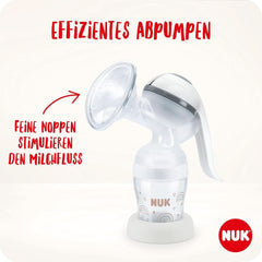 Ensemble tire-lait manuel NUK, oreiller en silicone souple, 2 biberons parfaitement combinés, 150 ml Accessoires Alimentation et Allaitement Bebe Naty Shop