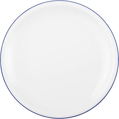Service à café 18 pièces Seltmann Weiden | Série compacte, bord bleu | L'ensemble comprend 6 assiettes de petit-déjeuner, 6 tasses à café et 6 soucoupes, bleu
