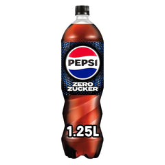 Pepsi Zero Sugar, Boisson gazeuse sans sucre, cola caféiné, coffret 6 x 1,25 litres Boissons sans alcool Naty Shop