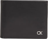 Calvin Klein METAL CK BIFOLD 6CC W/BILL Portefeuille pour homme, Noir (Ck Black), OS Portefeuille pour homme Naty Shop Default Title