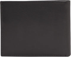 Calvin Klein METAL CK BIFOLD 6CC W/BILL Portofel pentru bărbați, negru (Ck Black), OS Portofel Barbati Naty Shop